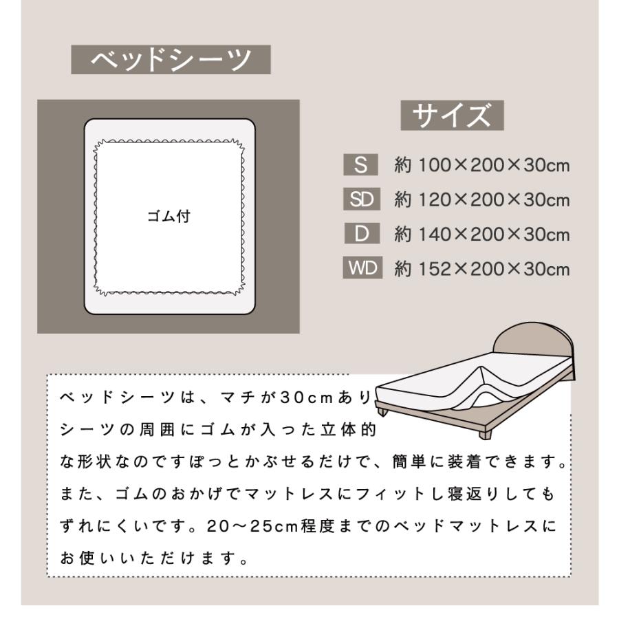 マルチシーツ セミダブル 200×280cm 単品 コットンサテンストライプ ストライプ柄 マルチカバー ベッドカバーの画像