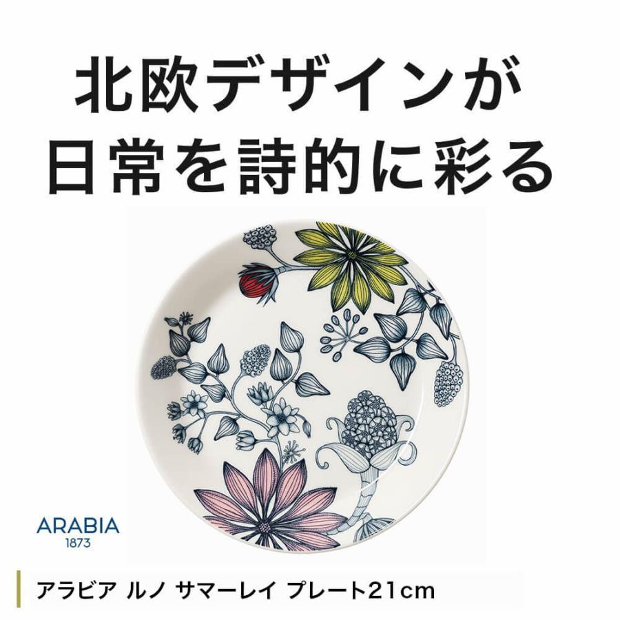 ARABIA（アラビア） ルノ サマーレイ プレート21cm 北欧 フィンランド