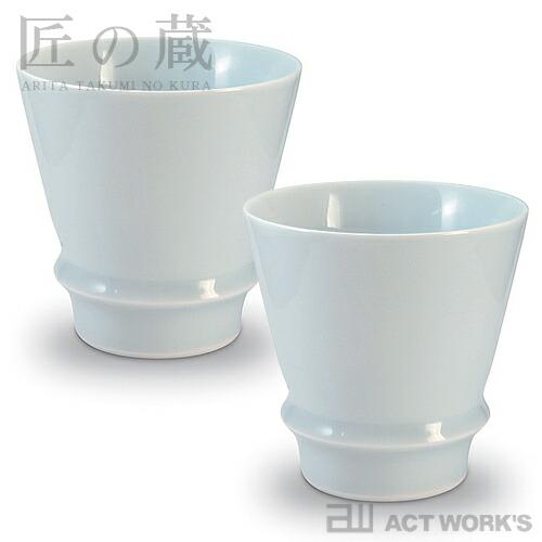 匠の蔵 至高の焼酎グラス -青磁- ×同色2個セット 有田磁器 晩酌 ロック 水割り お湯割り 茶碗蒸し デザートカップ オフィス 店舗 キッチン雑貨 有田焼き | 