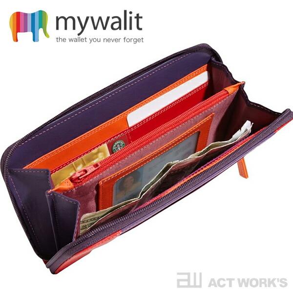 全4色 mywalit ラウンドジップ長財布 ジップラウンドパース ジッパー ロングウォレット レザー 皮革 札入れ カードケース イタリア マイウォリット | MYWALIT | 01