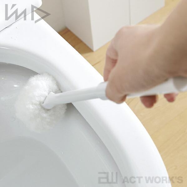 I'mD RETTO トイレブラシソフト用スペアブラシ4本セット レットー IWATANI 岩谷マテリアル トイレ掃除 サニタリー 掃除ブラシ 北欧 インテリア | Iwatani | 03