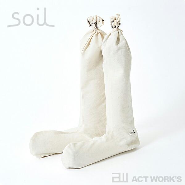 Soil DRYING SACK for boots 2個組 吸湿剤 脱臭剤 ドライングサック フォーブーツ 珪藻土 ソイル ニオイ 湿気 汗 ロングブーツ パンプス 匂い 臭い 消臭剤 | soil(珪藻土) | 01