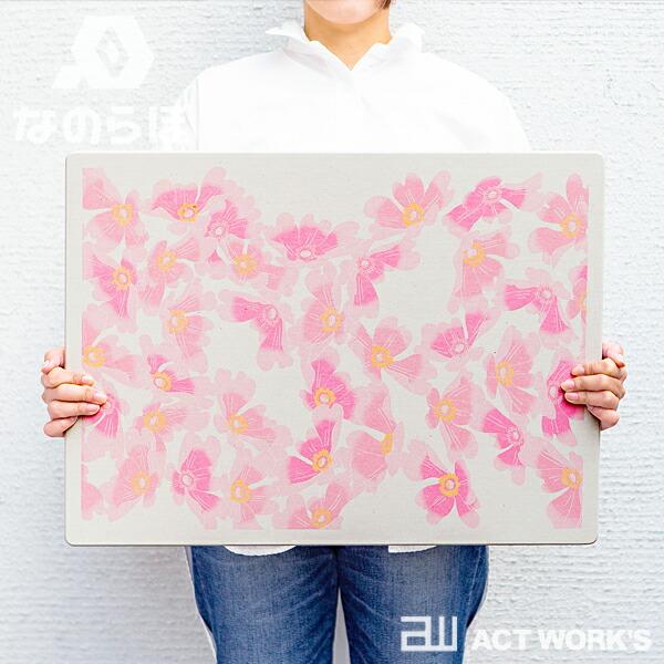 全2色 なのらぼ 足快バスマット 加賀友禅 レギュラー ハナミズキ 宇部興産 珪藻土 水滴 浴室 お風呂場 脱衣所 吸水 速乾 抗菌 防カビ 足ふきマット | なのらぼ | 04