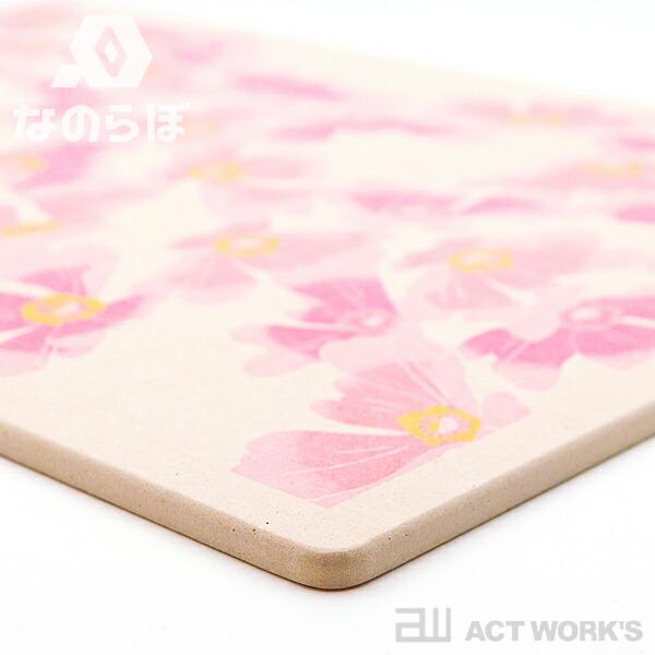 全2色 なのらぼ 足快バスマット 加賀友禅 レギュラー ハナミズキ 宇部興産 珪藻土 水滴 浴室 お風呂場 脱衣所 吸水 速乾 抗菌 防カビ 足ふきマット | なのらぼ | 06