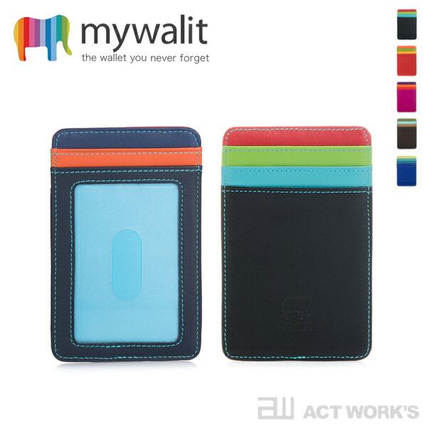 《全5色》mywalit 名刺入れ＆クレジットカードホルダー My128 デザイン雑貨 名刺入れ 皮革 カードケース 定期入れ カードケース マイウォリット イタリア革 | MYWALIT