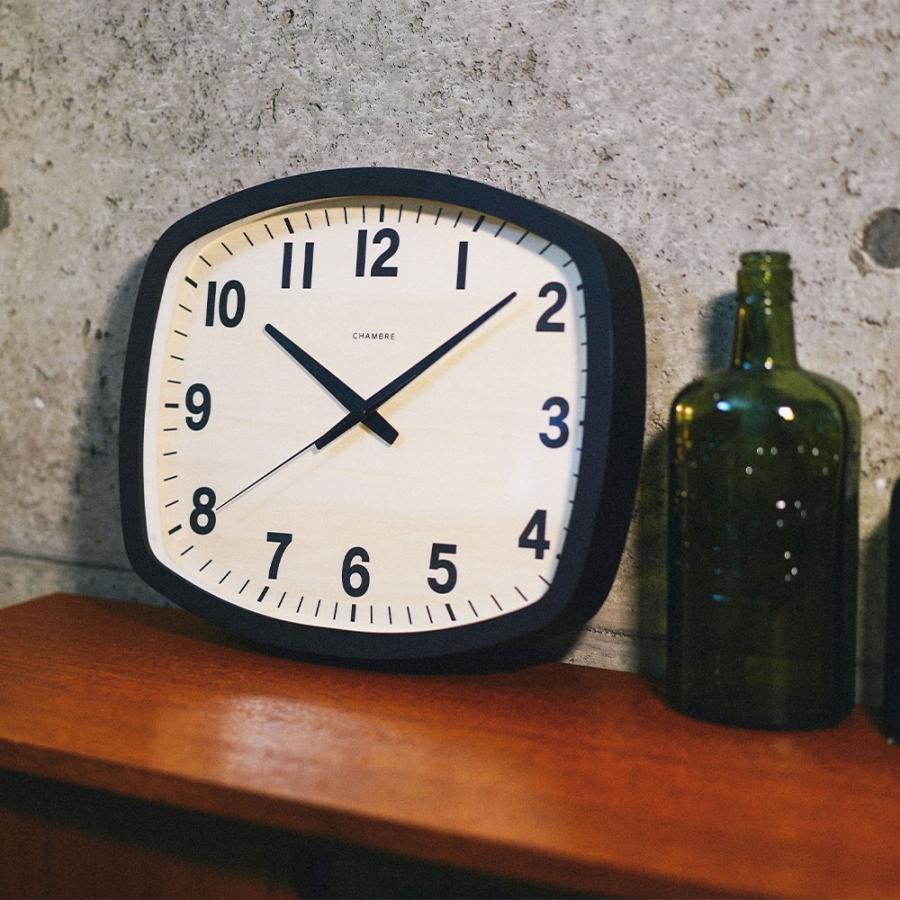 《全2色》CHAMBRE 電波時計 アールスクエア クロック R-SQUARE CLOCK【シャンブル デザイン雑貨 壁掛け時計 interzero インターゼロ ウォールクロック】 | ブランド登録なし | 17