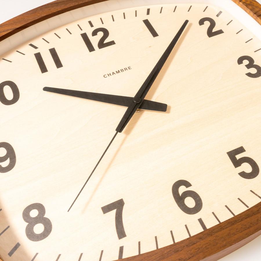 《全2色》CHAMBRE 電波時計 アールスクエア クロック R-SQUARE CLOCK【シャンブル デザイン雑貨 壁掛け時計 interzero インターゼロ ウォールクロック】 | ブランド登録なし | 01
