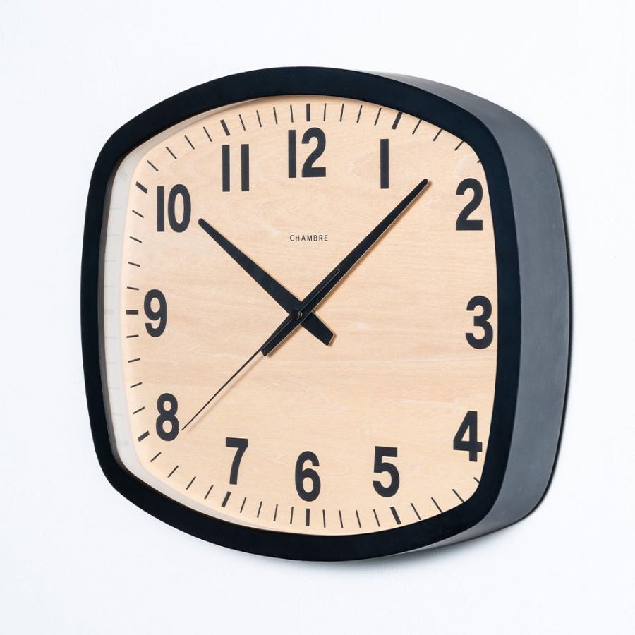 《全2色》CHAMBRE 電波時計 アールスクエア クロック R-SQUARE CLOCK【シャンブル デザイン雑貨 壁掛け時計 interzero インターゼロ ウォールクロック】 | ブランド登録なし | 08
