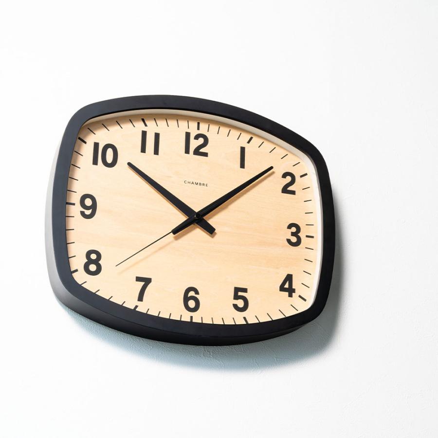 《全2色》CHAMBRE 電波時計 アールスクエア クロック R-SQUARE CLOCK【シャンブル デザイン雑貨 壁掛け時計 interzero インターゼロ ウォールクロック】 | ブランド登録なし | 09