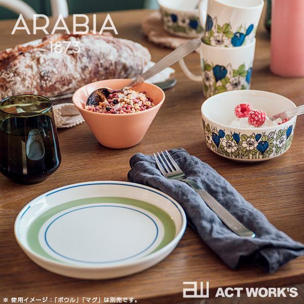 50セット限定 30%OFF！ARABIA クロッカス プレート 19cm 2枚セット 