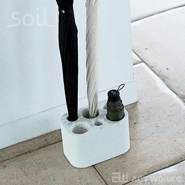 全3色 Soil アンブレラスタンド ラージ 傘立て UMBRELLA STAND large 珪藻土 ソイル 調湿剤 吸湿剤 イスルギ 石動 玄関収納 傘たて かさ立て 北欧 | soil(珪藻土) | 02