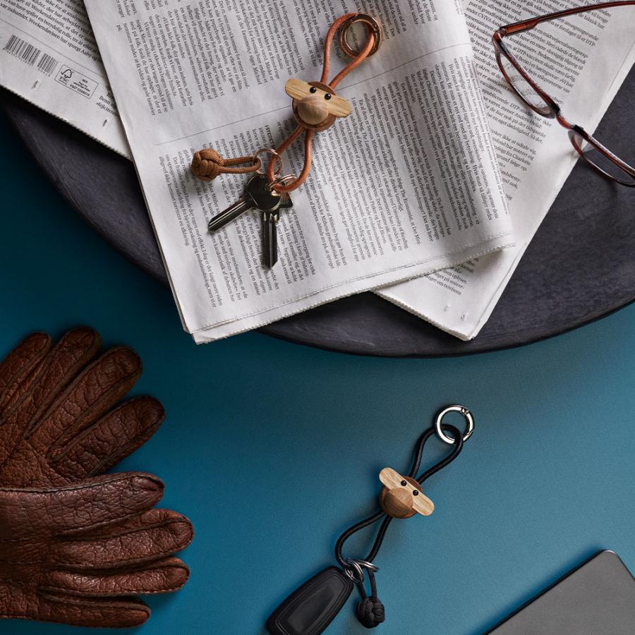 《全2色》KAY BOJESEN DENMARK モンキー キーチェーン 猿 Monkey キーチェーン キーホルダー キーリング 本革 レザー シルバー ゴールド 北欧 北欧デザイン | ブランド登録なし | 07