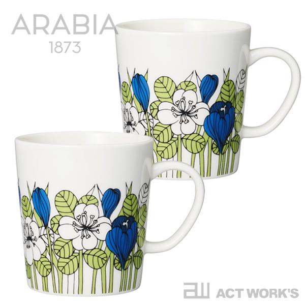ARABIA クロッカス マグ 0.3L 2個セット 組み合わせ Krokus アラビア社 iittala イッタラ 北欧 フィンランド マグカップ コーヒーカップ ペアセット | ARABIA | 01