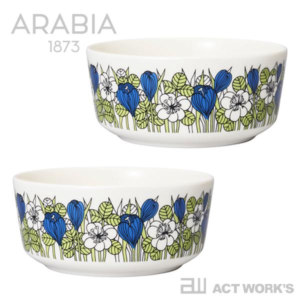 ARABIA クロッカス ボウル 13cm 2個セット Krokus アラビア社