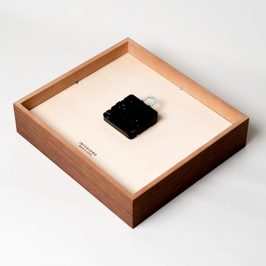《全2色》CHAMBRE ブラスレクタングルクロック -ソリッド- BRASS RECTANGLE CLOCK -Solid -【シャンブル 壁掛け時計 interzero インターゼロ ウォールクロック】 | ブランド登録なし | 10