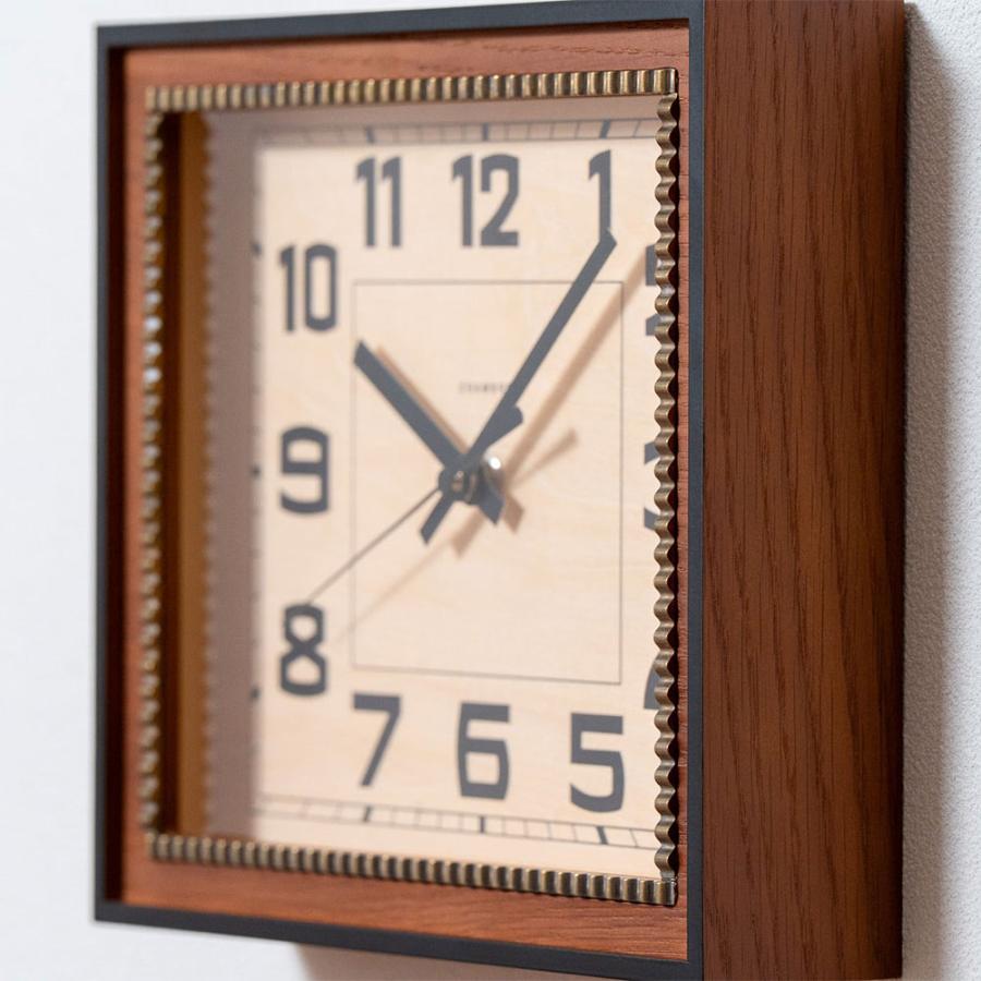 《全2色》CHAMBRE ブラスレクタングルクロック -ソリッド- BRASS RECTANGLE CLOCK -Solid -【シャンブル 壁掛け時計 interzero インターゼロ ウォールクロック】 | ブランド登録なし | 13
