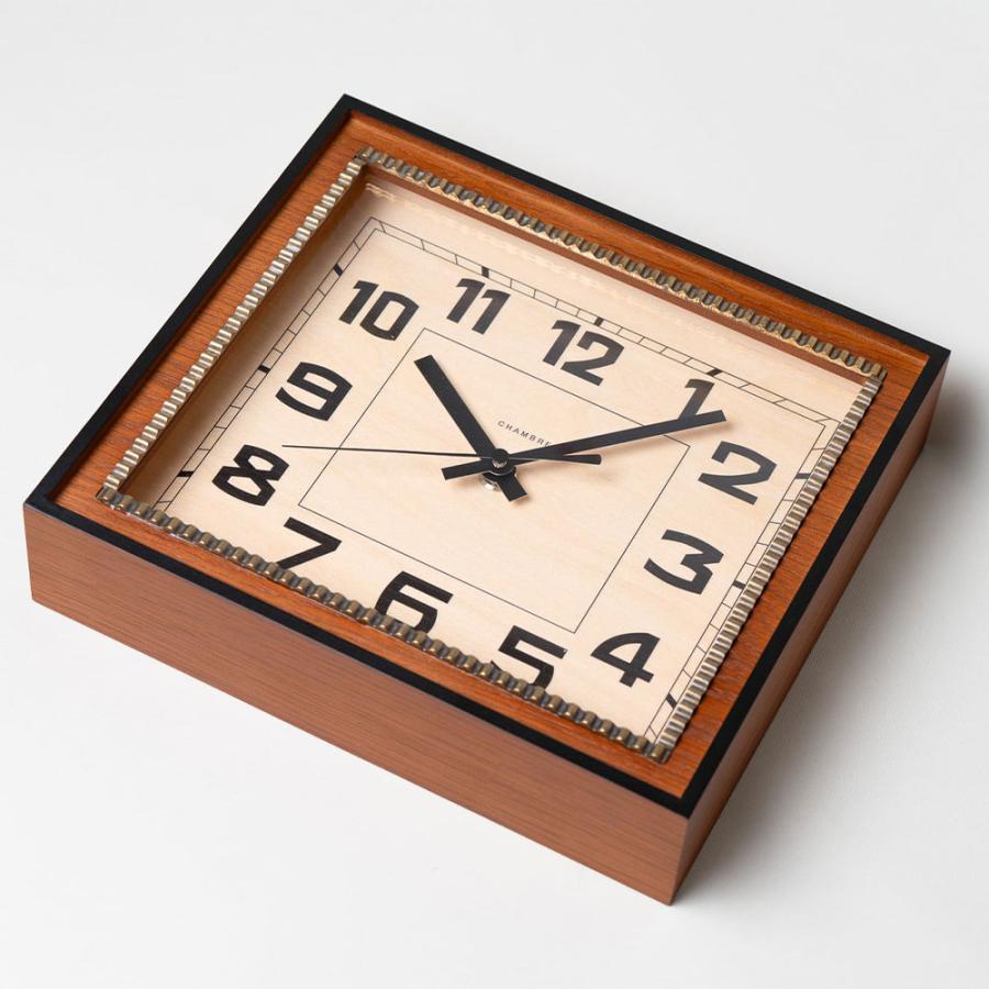 《全2色》CHAMBRE ブラスレクタングルクロック -ソリッド- BRASS RECTANGLE CLOCK -Solid -【シャンブル 壁掛け時計 interzero インターゼロ ウォールクロック】 | ブランド登録なし | 16