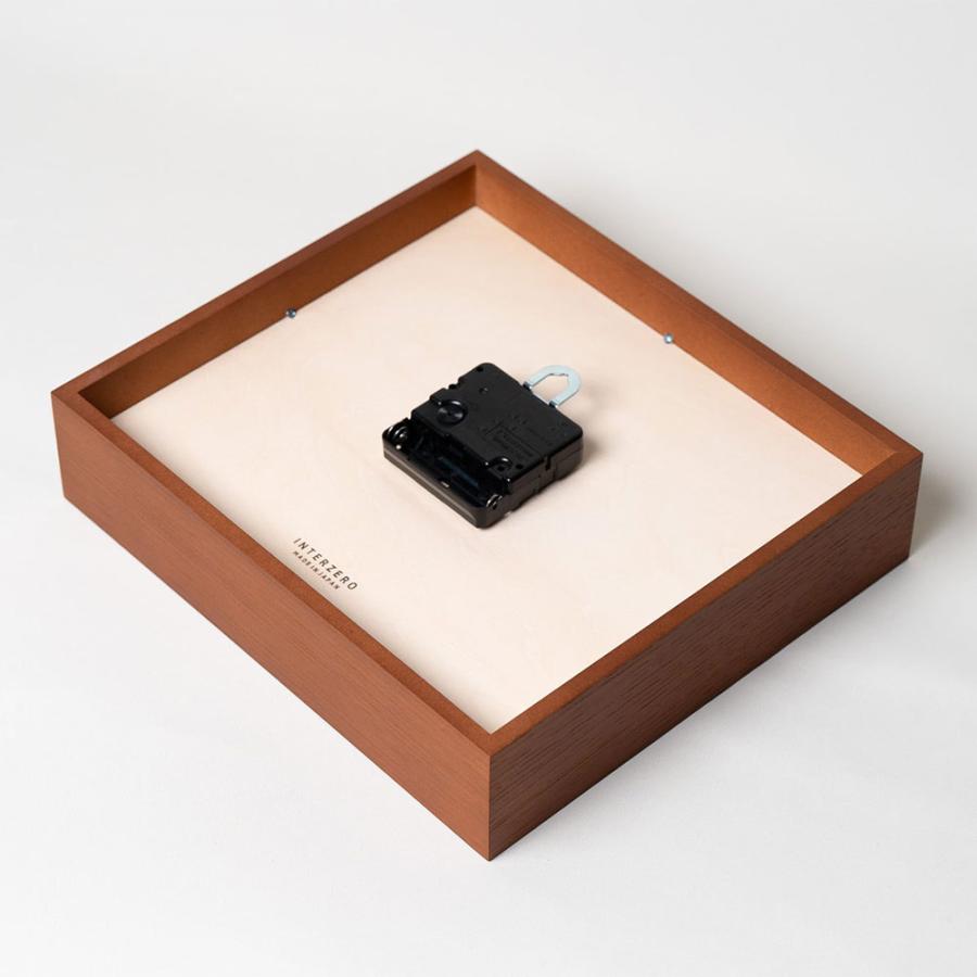 《全2色》CHAMBRE ブラスレクタングルクロック -ソリッド- BRASS RECTANGLE CLOCK -Solid -【シャンブル 壁掛け時計 interzero インターゼロ ウォールクロック】 | ブランド登録なし | 19