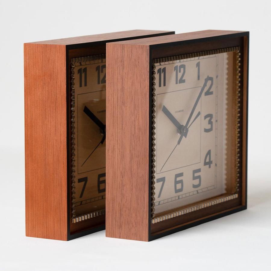 《全2色》CHAMBRE ブラスレクタングルクロック -ソリッド- BRASS RECTANGLE CLOCK -Solid -【シャンブル 壁掛け時計 interzero インターゼロ ウォールクロック】 | ブランド登録なし | 09