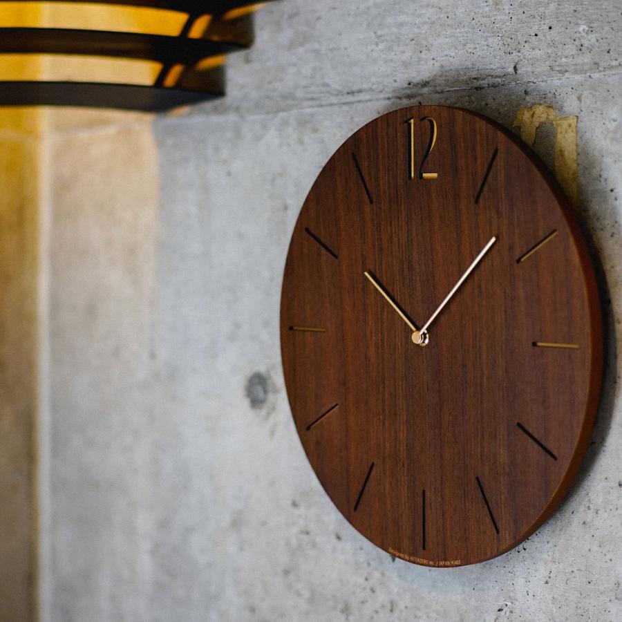 《全2色》CHAMBRE 電波時計 プラウド クロック PROUD CLOCK【シャンブル デザイン雑貨 壁掛け時計 インテアリア interzero インターゼロ ウォールクロック】 | ブランド登録なし | 12