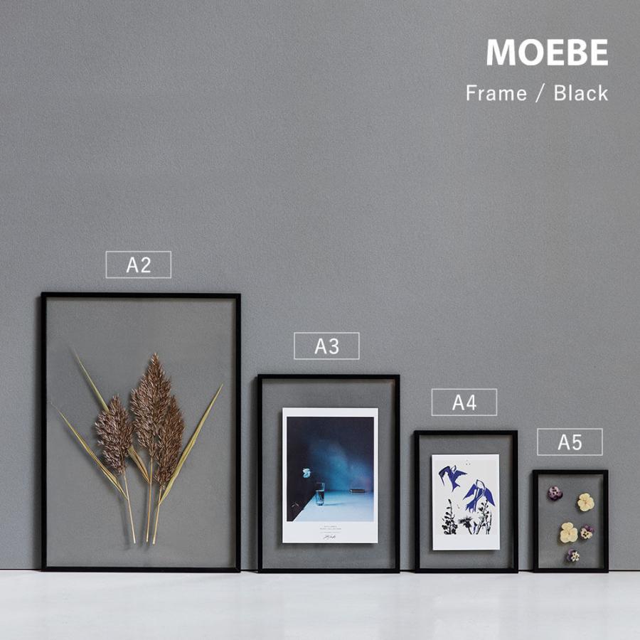MOEBE 《全2色》MOEBE ムーベ フレーム A2【額縁 額装 両面 壁掛け