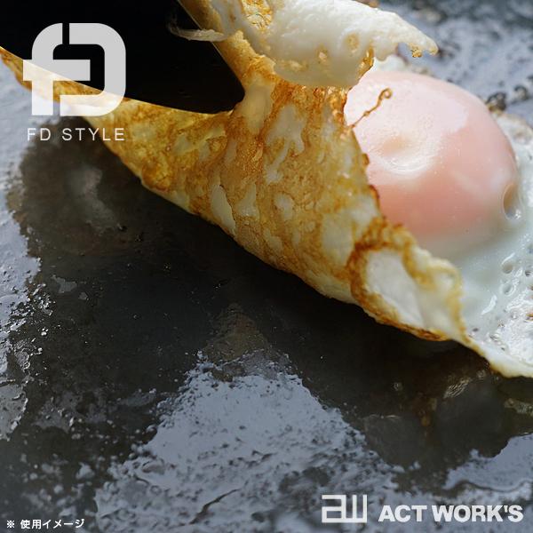 FD STYLE 鉄のフライパン 24cm（深型） エフディースタイル×プリンス工業 日本製 直火 ガス IH 町工場 made in japan スピニング加工 |  | 05