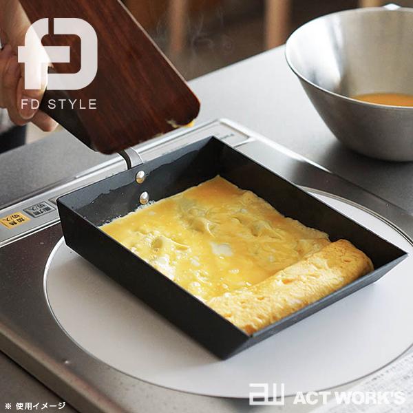 FD STYLE 鉄のフライパン 26cm　&　鉄の玉子焼き器 Amazon | 鉄のフライパン（玉子焼き）FDSTYLE【エフディー】IH