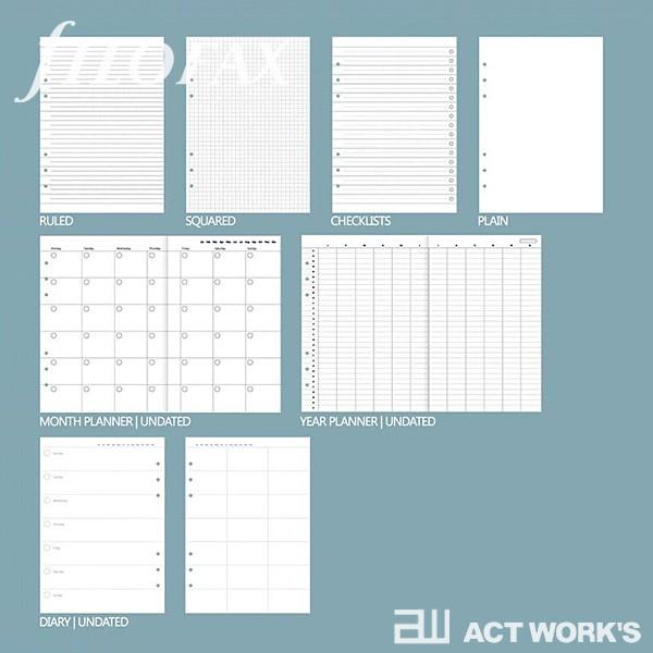 FILOFAX clipbook クリアタイプA5サイズ クリップブック ファイロファックス スケジュール帳 システム手帳 リングノート ステーショナリー 文房具 | FILOFAX | 06