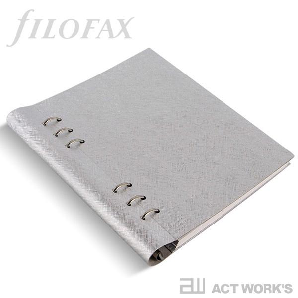 FILOFAX clipbook レザー調 A5サイズ(フローラピンク／シルバー) クリップブック ファイロファックス スケジュール帳 システム手帳 リングノート | FILOFAX | 03