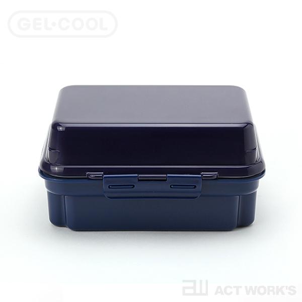 GEL-COOL plus deli 2段 保冷剤一体型ランチボックス プラスデリ 三好製作所 ジェルクール お弁当箱スクエア 四角型 保冷材 日本製 | GEL-COOL | 01