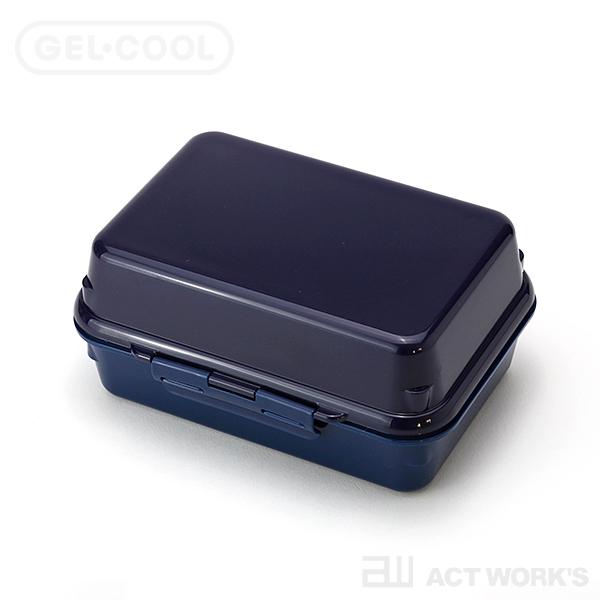 GEL-COOL plus deli 2段 保冷剤一体型ランチボックス プラスデリ 三好製作所 ジェルクール お弁当箱スクエア 四角型 保冷材 日本製 | GEL-COOL | 02