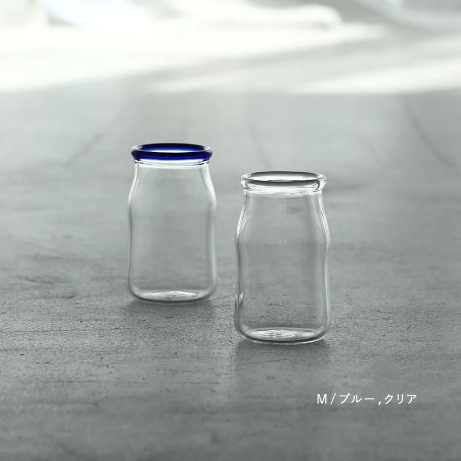 《全2色》Gyuu M（容量300ml）牛乳瓶をオマージュしたグラス【 ideaco イデアコ デザイン雑貨 インテリア 北欧  ギュー S M グラス ガラスカップ フリーカップ】 | ideaco | 09