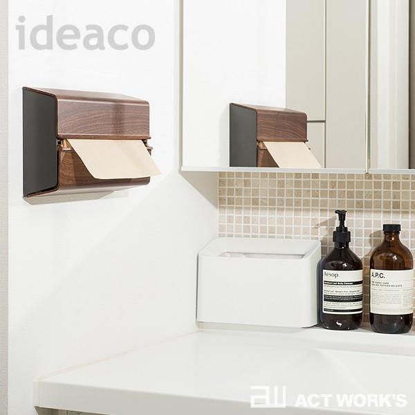 ideaco ウォールPT  ウッドパターン WALL PT WOOD（木目調） ペーパータオルケース イデアコ キッチンペーパー 台所 洗面台 化粧室 |  | 01