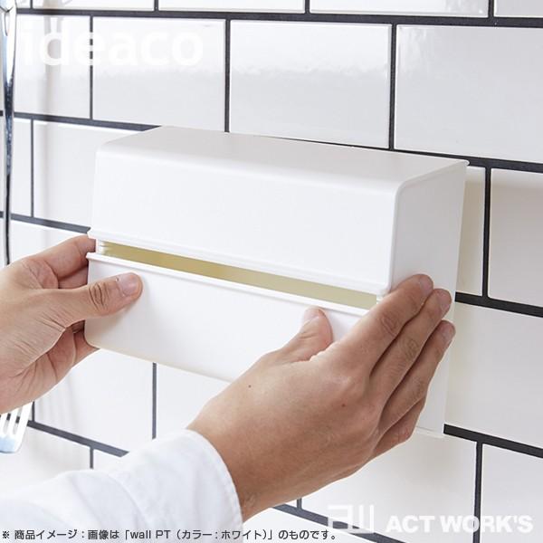 ideaco ウォールPT  ウッドパターン WALL PT WOOD（木目調） ペーパータオルケース イデアコ キッチンペーパー 台所 洗面台 化粧室 |  | 05