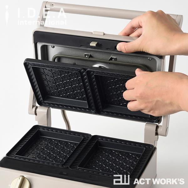 BRUNO グリルサンドメーカー ダブル BOE084 ホットサンドメーカー ブルーノ IDEA  パニーニ 北欧 朝食 プレスサンド |  | 03