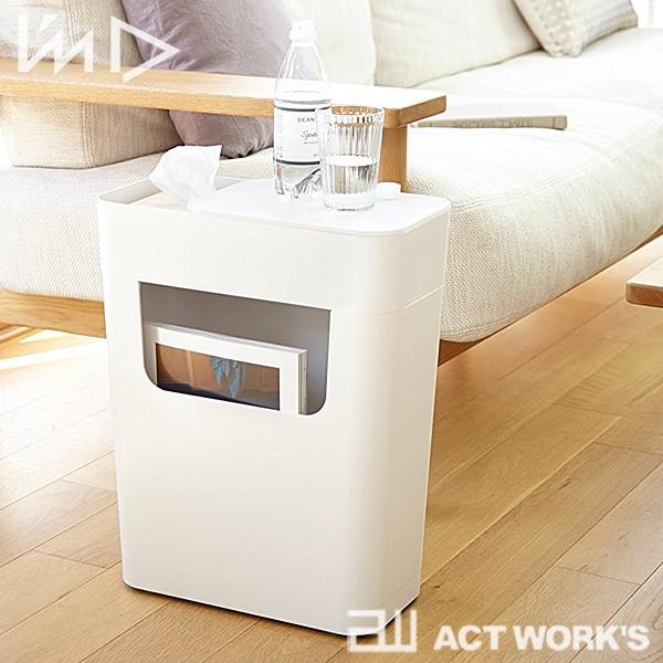 I'mD ENOTS サイドワゴン サイドテーブル＆収納ボックス  岩谷マテリアル エノッツ ストレージ ゴミ箱 | I’mD