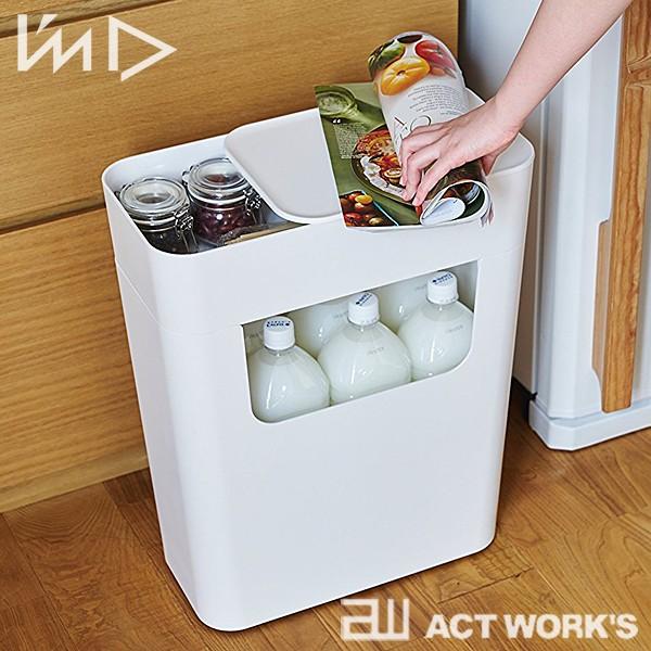 I'mD ENOTS サイドワゴン サイドテーブル＆収納ボックス  岩谷マテリアル エノッツ ストレージ ゴミ箱 | I’mD | 01