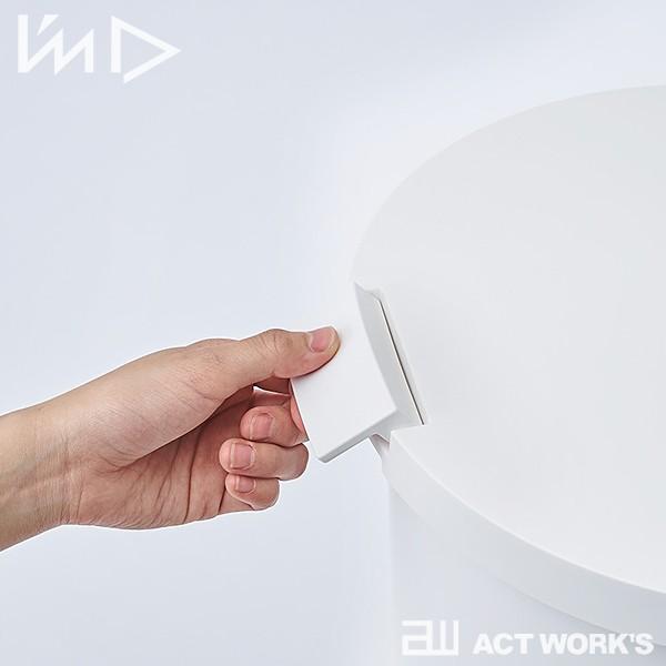 I'mD ラウンドペール ダストボックス kcud 岩谷マテリアル ゴミ箱 密封 ロック付 収納 生ゴミ ベランダ | I’mD | 03