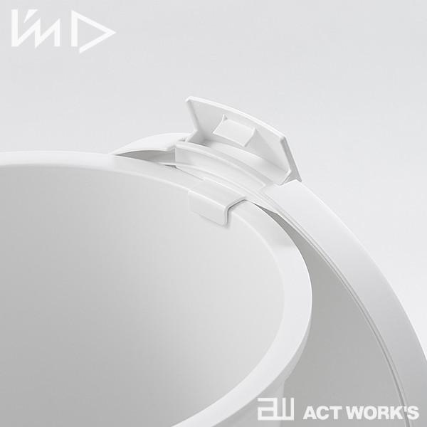 I'mD ラウンドペール ダストボックス kcud 岩谷マテリアル ゴミ箱 密封 ロック付 収納 生ゴミ ベランダ | I’mD | 04