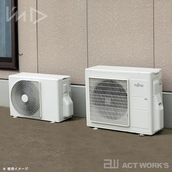 I'mD エアコン室外機カバー 通常サイズ IWATANI 岩谷マテリアル ベランダ 省エネ 直射日光 雨 雪 台風 劣化防止 シンプル ガーデニング 日よけ 遮熱 目隠し | 岩谷マテリアル | 05