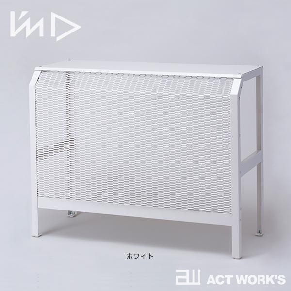 I'mD エアコン室外機カバー 通常サイズ IWATANI 岩谷マテリアル ベランダ 省エネ 直射日光 雨 雪 台風 劣化防止 シンプル ガーデニング 日よけ 遮熱 目隠し | 岩谷マテリアル | 07