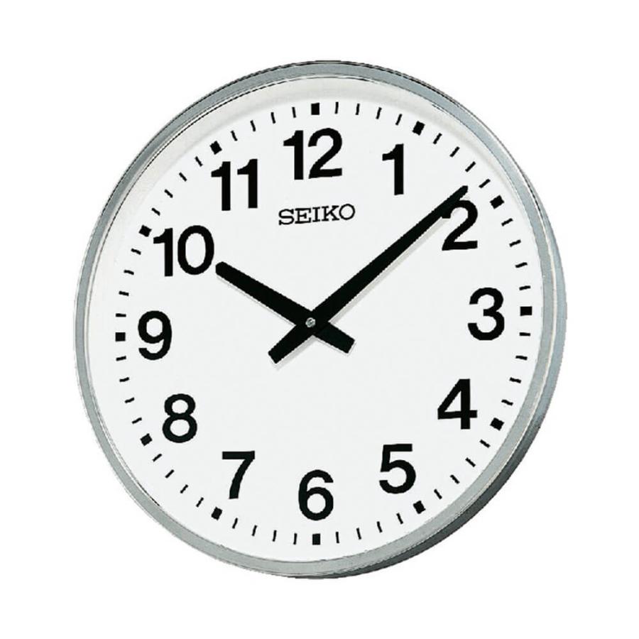 SEIKO セイコー KH411S 屋外・防雨タイプの大型掛時計【掛け時計 屋外 配線工事不要 電池式 防雨型】 | SEIKO | 01