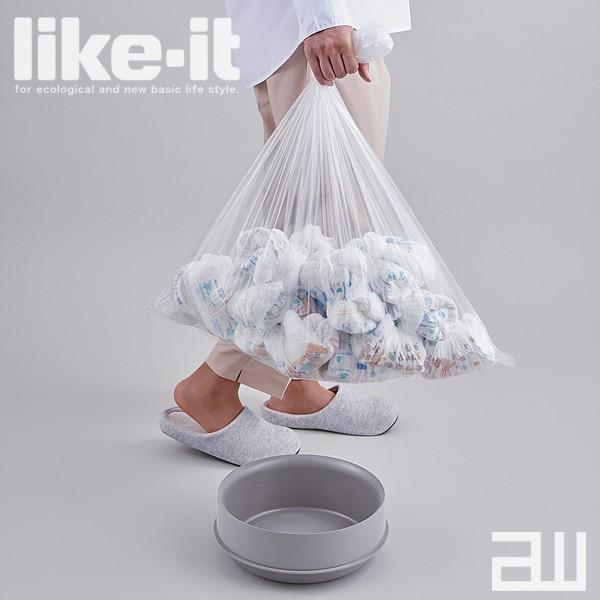 like-it LBD-15 ダイパーポット 密閉おむつペール ライクイット ごみ箱 オムツ処理ポット ダストボックス 育児用品 赤ちゃん 介護用品 ペット用品_7