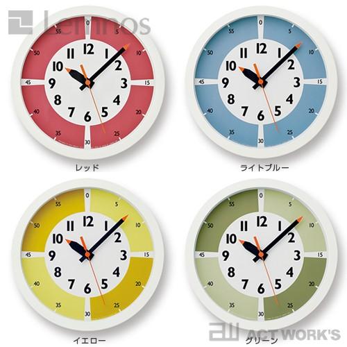 LEMNOS fun pun clock with color! 掛け時計 フンプンクロックカラー タカタレムノス | Lemnos | 04