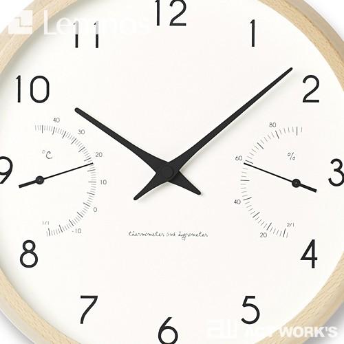 LEMNOS Campagne air カンパーニュ エール 温湿度計付き掛け時計 タカタレムノス | Lemnos | 02
