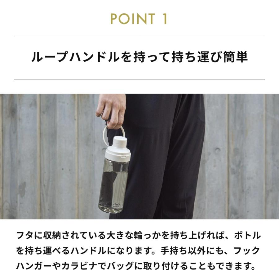 全4色 RIVERS ループエア 500 選べる2個セット シェイカー 目盛り付き 水筒 軽量 ボトル ペットボトル アウトドア キャンプ ジム フィットネス プロテイン | RIVERS | 03