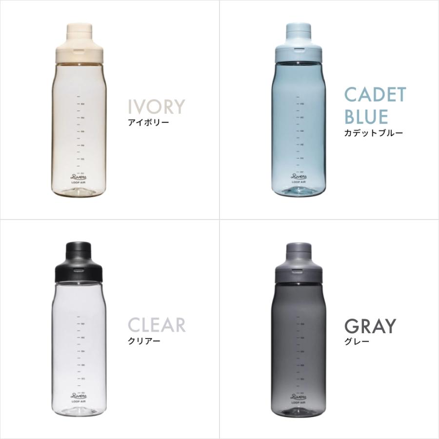 全4色 RIVERS ループエア 850 選べる2個セット シェイカー 目盛り付き 水筒 軽量 ボトル ペットボトル アウトドア キャンプ ジム フィットネス プロテイン | RIVERS | 08