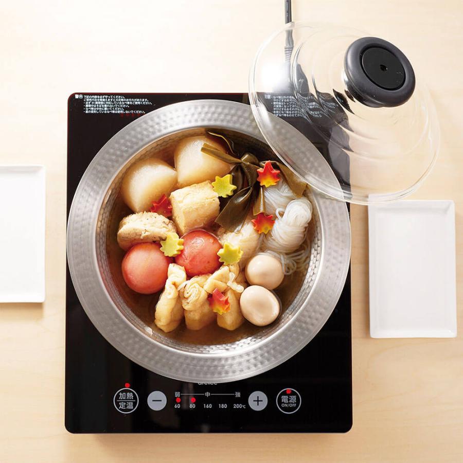 HARIO ハリオ フタがガラスのIH対応ステンレス鍋26雪平 MIS-26 【デザイン キッチン ステンレス 耐熱ガラス IH対応 炊飯 日本製 雪平鍋】 | HARIO | 01