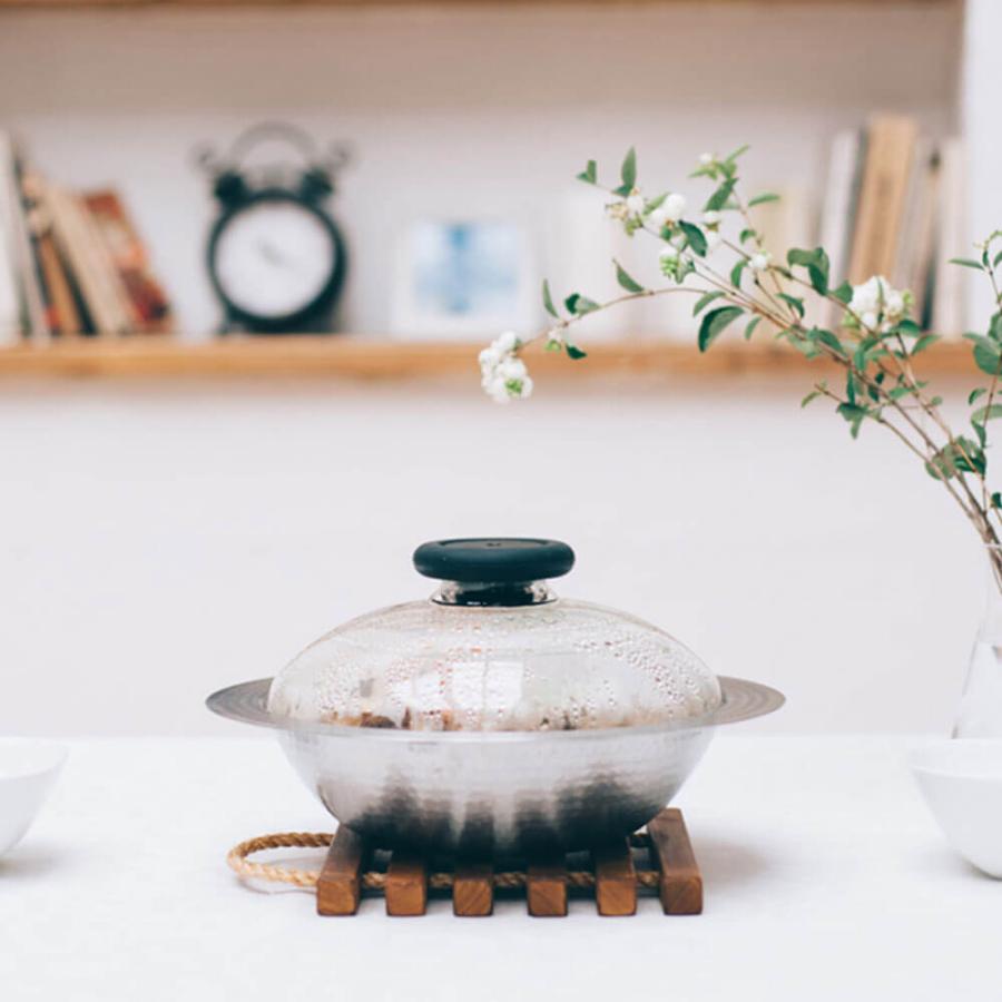 HARIO ハリオ フタがガラスのIH対応ステンレス鍋26雪平 MIS-26 【デザイン キッチン ステンレス 耐熱ガラス IH対応 炊飯 日本製 雪平鍋】 | HARIO | 04