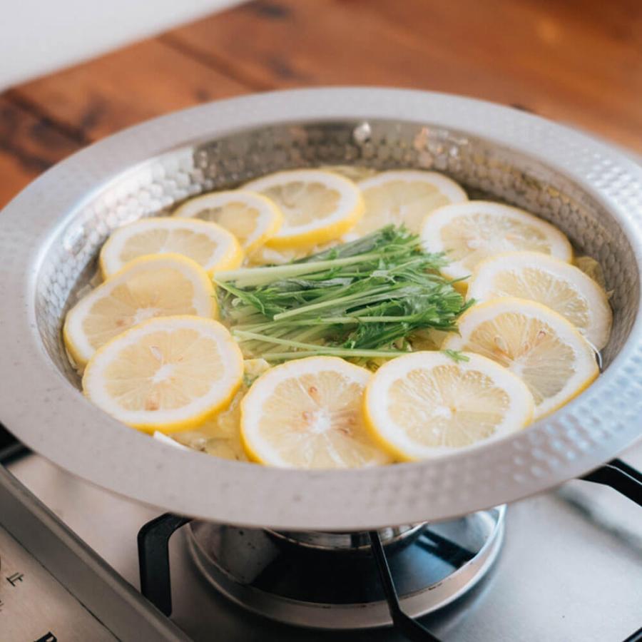 HARIO ハリオ フタがガラスのIH対応ステンレス鍋26雪平 MIS-26 【デザイン キッチン ステンレス 耐熱ガラス IH対応 炊飯 日本製 雪平鍋】 | HARIO | 07